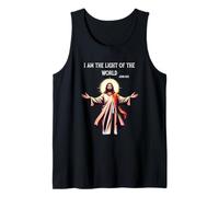 Yo soy la Luz del Mundo Jesús versículo de la Biblia Camiseta sin Mangas