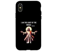Yo soy la Luz del Mundo Jesús versículo de la Biblia Carcasa para iPhone X/XS