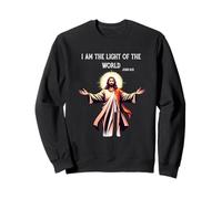 Yo soy la Luz del Mundo Jesús versículo de la Biblia Sudadera