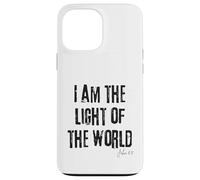 Yo Soy la Luz del Mundo Juan 8:12 Biblia Fe Carcasa para iPhone 13 Pro MAX
