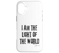 Yo Soy la Luz del Mundo Juan 8:12 Biblia Fe Carcasa para iPhone 16 Plus