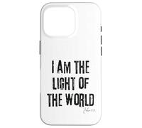 Yo Soy la Luz del Mundo Juan 8:12 Biblia Fe Carcasa para iPhone 16 Pro