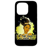 Yo Soy la Reina, sabrás Que la Reina Negra melanina Sista Carcasa para iPhone 15 Pro