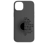 Yo soy la vid Tú eres las ramas Juan 15:5 Carcasa para iPhone 14 Plus