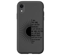 Yo soy la vid Tú eres las ramas Juan 15:5 Carcasa para iPhone XR