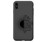 Yo soy la vid Tú eres las ramas Juan 15:5 Carcasa para iPhone XS Max