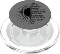 Yo soy la vid Tú eres las ramas Juan 15:5 PopSockets PopGrip para MagSafe