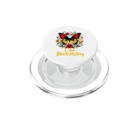 Yo Soy Negro Historia Floral Mariposa Rastafari Jamaicano PopSockets PopGrip para MagSafe