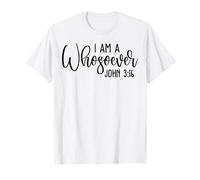 Yo Soy quien Cristiano Hombres y Mujeres Agradecidos Camiseta