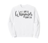 Yo Soy quien Cristiano Hombres y Mujeres Agradecidos Sudadera