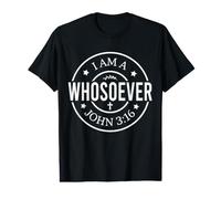 Yo Soy quien Dios Cristiano Hombres Mujeres Cristianos Camiseta gráfica económica