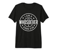 Yo Soy quien Dios Cristiano Hombres Mujeres Cristianos Camiseta Premium