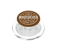 Yo Soy quien Dios Cristiano Hombres Mujeres Cristianos PopSockets PopGrip para MagSafe