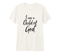 Yo Soy un Hijo de Dios Jesús Cita de Salvación Cristiana Camiseta Premium
