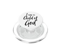 Yo Soy un Hijo de Dios Jesús Cita de Salvación Cristiana PopSockets PopGrip para MagSafe
