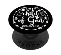 Yo soy un hijo de Dios | Romanos 8:14 PopSockets PopGrip Adhesivo