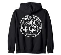 Yo soy un hijo de Dios | Romanos 8:14 Sudadera con Capucha