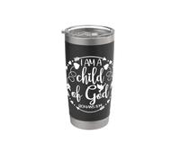 Yo soy un hijo de Dios | Romanos 8:14 Vaso térmico de acero inoxidable de doble pared
