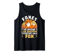 Yo Soy Un Zorro Fauna Silvestre Zorra Zorros Camiseta sin Mangas