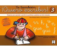 Yo también ¡Quiero Escribir! 3: 14 (Lectura y escritura)