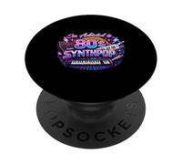 Yo también Soy Adicto al Synthpop de los 80 PopSockets PopGrip Adhesivo