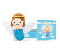 Yo te guardo Pack Regalo Peluche Bebé Ángel 25cm y Cuento Infantil Personalizable - Regalo Bautizo Niño y Niña, Regalos Originales Bebés 1 Año, Cuentos Infantiles 3 años hasta 5 Años
