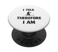 Yo Tele por lo Tanto Soy PopSockets PopGrip Adhesivo