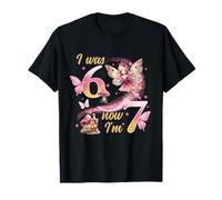 Yo tenía 6 años Ahora Soy 7 años Niñas 7º cumpleaños Princesa de Hadas Camiseta