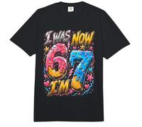 Yo tenía 6 años Ahora Tengo 7 años Six Seven Drippin' Ice Cream 7th Birthday Comfort Colors Adult Heavyweight T-Shirt