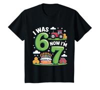 Yo tenía 6 años Ahora Tengo 7 Tractor agrícola 67 Camiseta