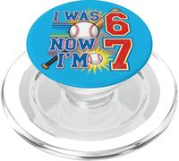 Yo tenía 6 años y Ahora Tengo 7 años de Edad 7 años PopSockets PopGrip para MagSafe