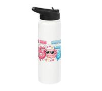 Yo tenía seis ahora tengo siete 6 7 Axolotl 67 Meme 7 cumpleaños Stainless Steel Insulated Water Bottle