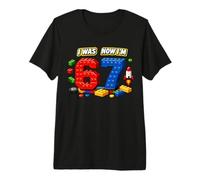 Yo tenía Seis Ahora Tengo Siete 6 7 Bloques 67 Meme 7 cumpleaños Camiseta Premium