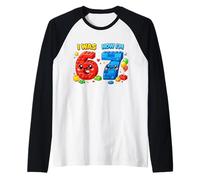 Yo tenía Seis Ahora Tengo Siete 6 7 Bloques de construcción 67 Meme 7th Bday Camiseta Manga Raglan