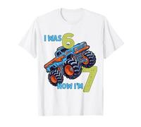 Yo tenía Seis Ahora Tengo Siete Monster Truck 67 Meme 7 cumpleaños Camiseta
