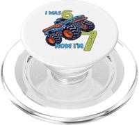 Yo tenía Seis Ahora Tengo Siete Monster Truck 67 Meme 7 cumpleaños PopSockets PopGrip para MagSafe