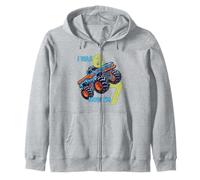 Yo tenía Seis Ahora Tengo Siete Monster Truck 67 Meme 7 cumpleaños Sudadera con Capucha