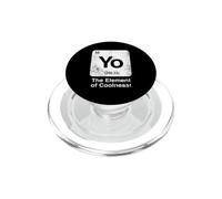 Yo The Element of Coolness Funny Science Tabla periódica PopSockets PopGrip para MagSafe