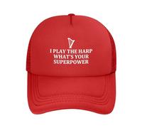Yo Toco El Arpa. ¿Cuál Es Tu Superpoder? Unisex Sombrero Cómoda Gorra De Béisbol Protección Solar Snapback Cap para Aire Libre Verano Senderismo