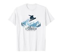Yo Trituro por lo Tanto Soy Snowboard Mountain Camiseta
