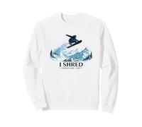 Yo Trituro por lo Tanto Soy Snowboard Mountain Sudadera