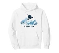 Yo Trituro por lo Tanto Soy Snowboard Mountain Sudadera con Capucha