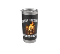 Yo uso esta camisa periódicamente Juego de palabras de química Vaso térmico de acero inoxidable de doble pared