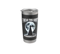 Yo uso esta camisa periódicamente Juego de palabras de química Vaso térmico de acero inoxidable de doble pared
