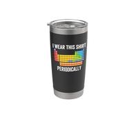 Yo uso esta camisa periódicamente Química Tabla periódica Vaso térmico de acero inoxidable de doble pared