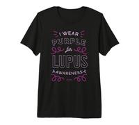 YO Uso Morado para Lupus Conciencia SLE Meme Camiseta Premium