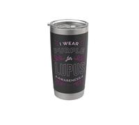 YO USO MORADO PARA LUPUS CONCIENCIA SLE Meme Vaso térmico de acero inoxidable de doble pared