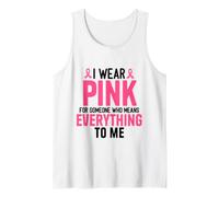 Yo Uso Rosa para Alguien Que Significa Todo Cinta atrevida Camiseta sin Mangas