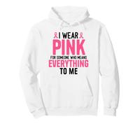 Yo Uso Rosa para Alguien Que Significa Todo Cinta atrevida Sudadera con Capucha