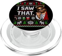 Yo Vi Ese Divertido suéter Feo de Navidad Jesús I Saw That PopSockets PopGrip para MagSafe
